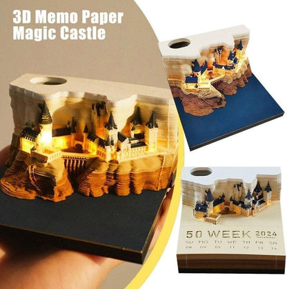 🎉Last Day Promotion 49% OFF🎄 3D Memo Note Calendar with Upgraded Packing