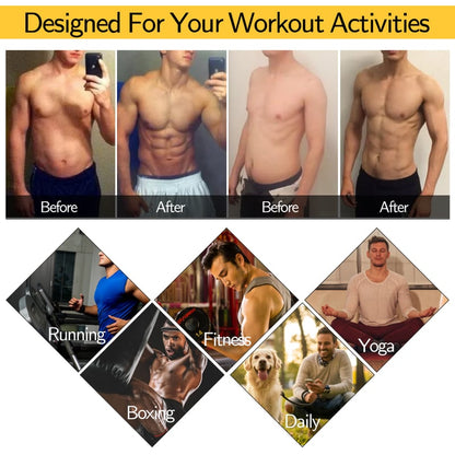 Men Body Shaper Waist Trainer Sauna Suit Sweat Vest Tank Tops Shapewear