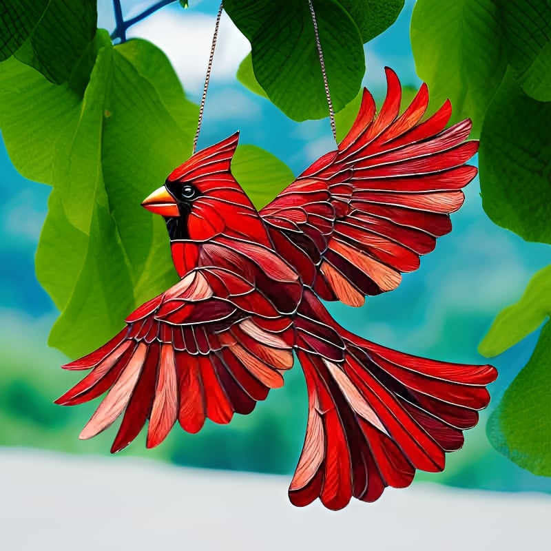 🔥Last Day 75% OFF-Winged Cardinal Christmas Ornaments