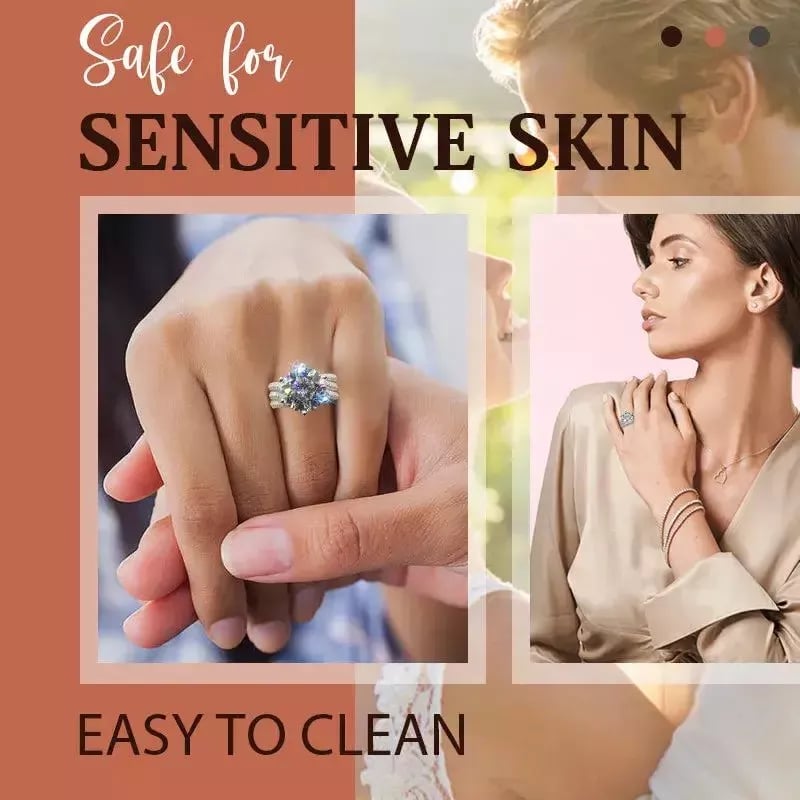 🎁3 Carat Super Sparkling Moissanite Ring