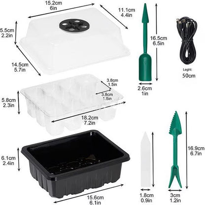 ✨LAST DAY 49% OFF🔥Adjustable Humidity Seed Starter Trays
