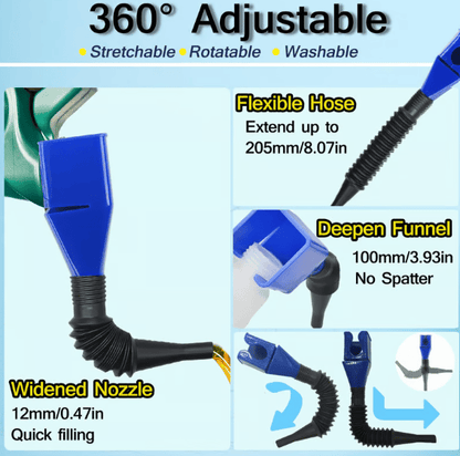 🔥Universal Household Folding Buckle Funnel