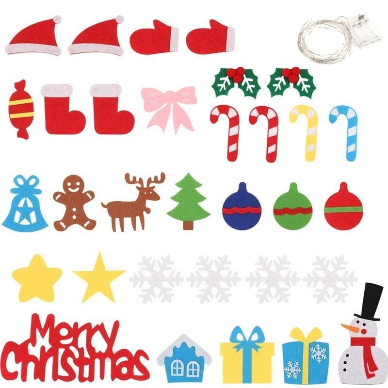 🔥LAST DAY PROMOTION 49% OFF 🔥 - 🎁DIY Felt Christmas Tree Set