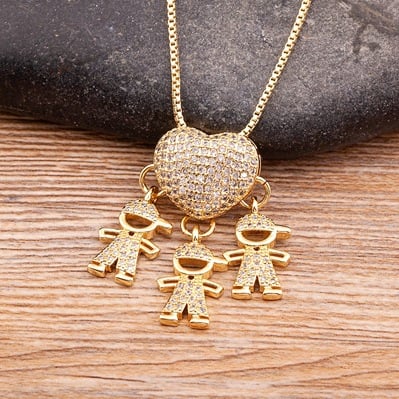 🔥 Mother's Love Necklace - Love and My Kids