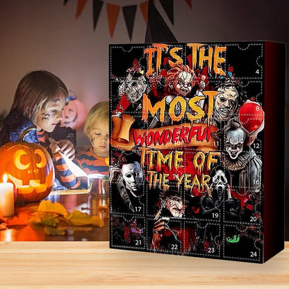 🔥Halloween Sale 57% Off - 🎃Halloween Horror Movie Characters Advent Calendar