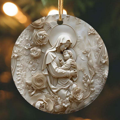 3D Catholic Christmas Ornament