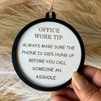 🎄Funny Wooden Tree Ornament🎁