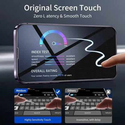 📱Screen Protector -Fingerprint-proof Dust Free Without Bubbles