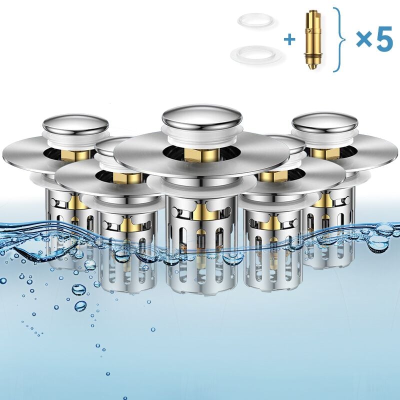 🔥Promotion Save- 49% OFF🔥-Universal 2-in-1 Bathroom SinkStopper