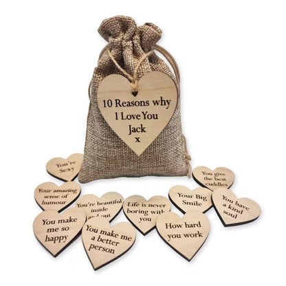 💝Valentine's Gift!🎁10 Reasons Why I Love You Wooden Box
