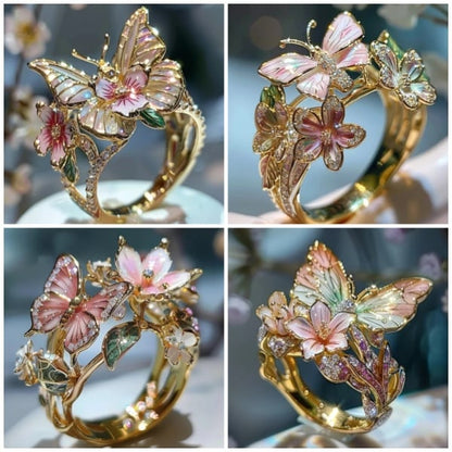 🌸Butterfly Flower Ring🌸
