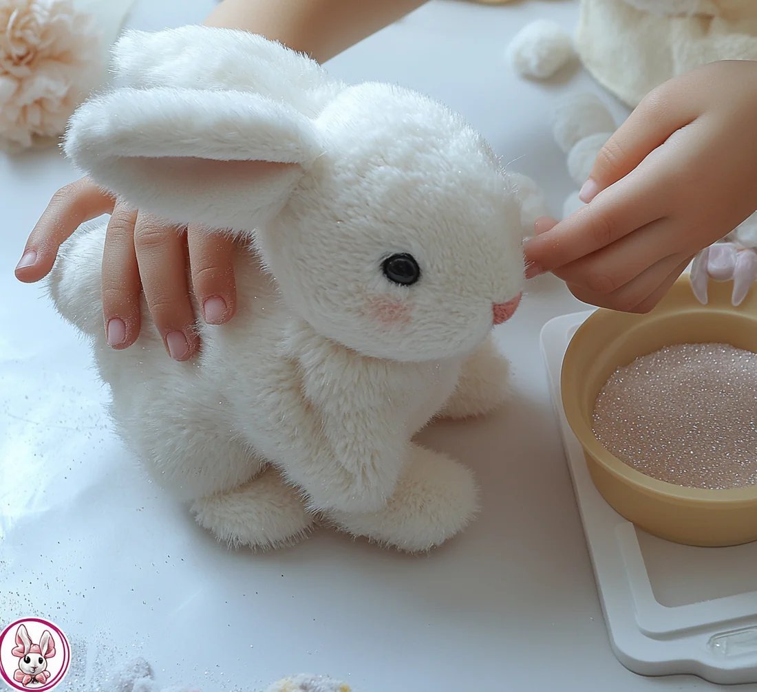 Simulation Electric Plush Rabbit Toy