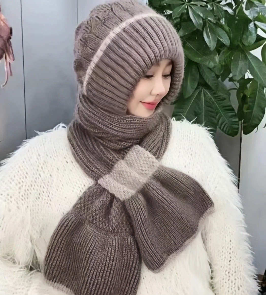 ❄️Hot Sale 49%OFF⛄Integrated Windproof Cap Scarf
