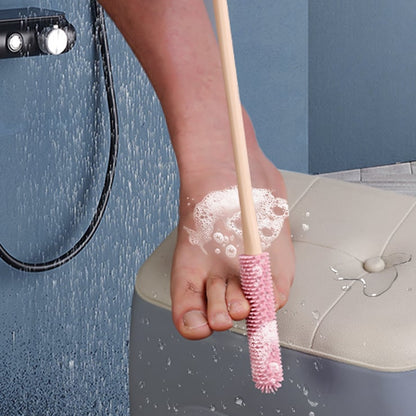 🎁49%OFF🔥(2PCS/ SET) Long Handled Silicone Toe Crevice Cleaning Brush & Exfoliating Brush