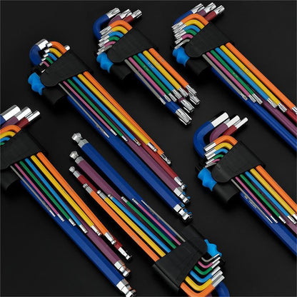 🔥Summer Hot Sale Promotion-49% OFF💯-Toolant Allen Wrench Allen Key Metric&SAE Set, with Ball End for Automotive, Plumber, Workshop, Mechanics