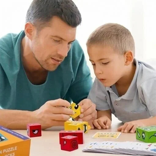 🔥Face-Changing Magic Cube Building Blocks-BUY MORE SAVE MORE🔥