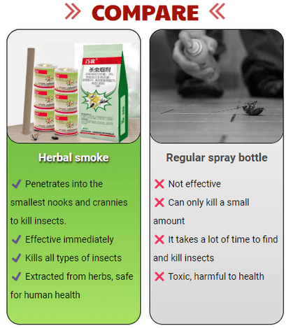 🔥😲 HERBAL SMOKE REPELS INSECTS