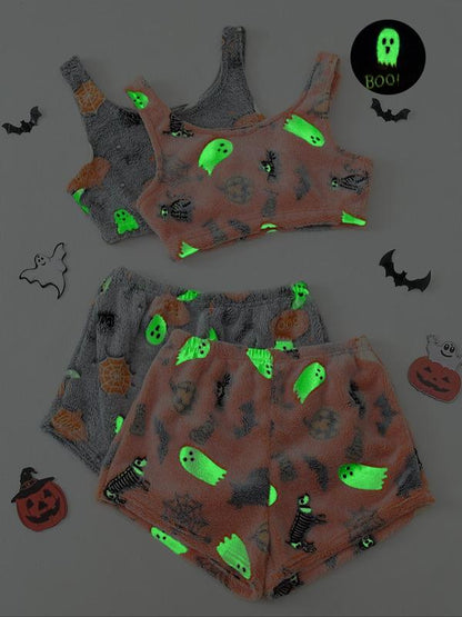 💥Halloween Pre - Sale 49% Off 🎃Halloween vest pajamas set👻