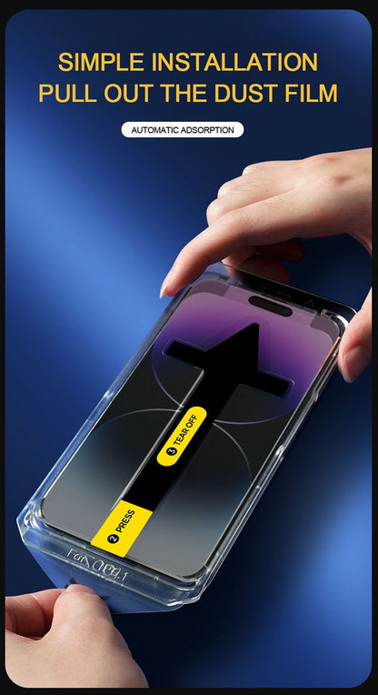 📱2025 Invisible Artifact Screen Protector -Dust Free Without Bubbles