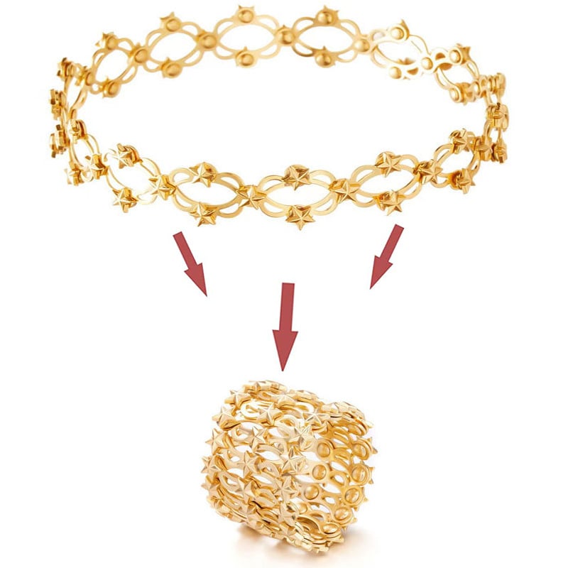 🔥-Folding Retractable Ring Bracelet
