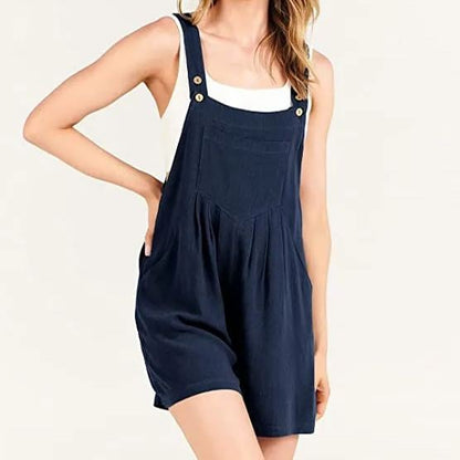 🔥Last Day 49% OFF🎁Casual Adjustable Strap Loose Bib Rompers