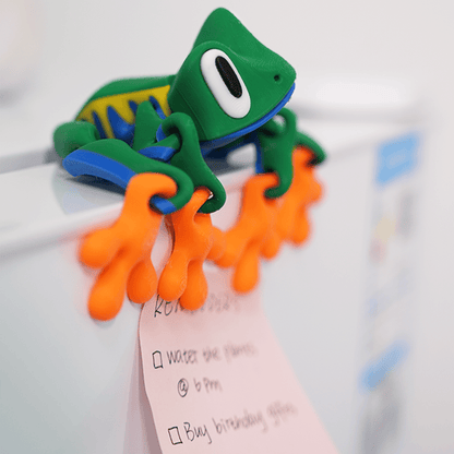 🐸 3D Printed Magnetic Frog Refrigerator Magnet