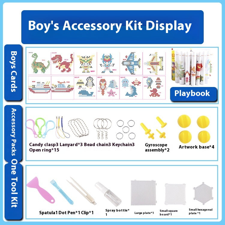 24-Color Water Fuse Bead Craft Kit