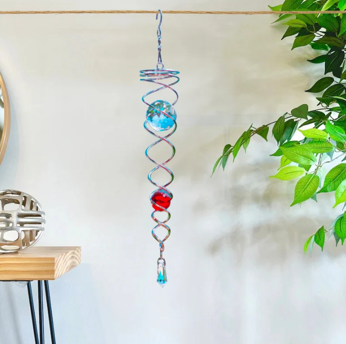 ✨Handmade Mystic Crystal Spiral: Purify Energy & Attract Good Luck