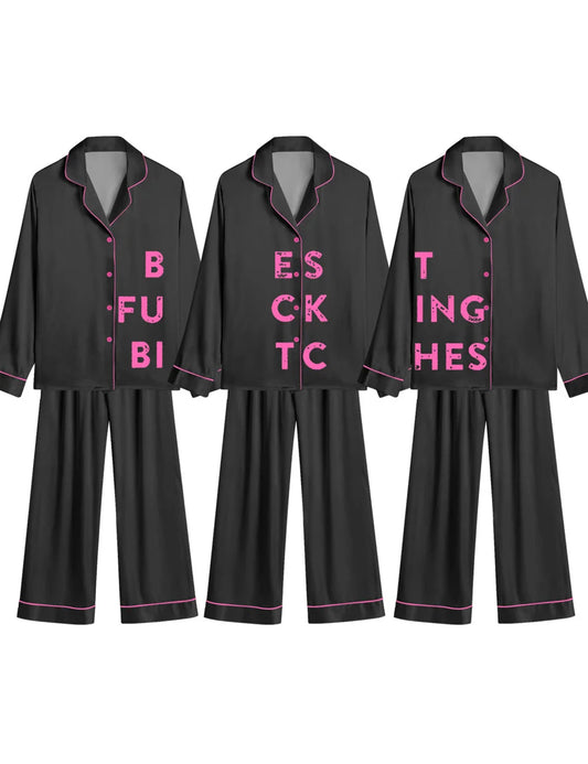 Women's Funny Long Sleeve Pajama Set