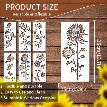 🏡New Year Spring Sale 49% OFF -Garden Fence Large Flower Stencils🌻DIY Decoration