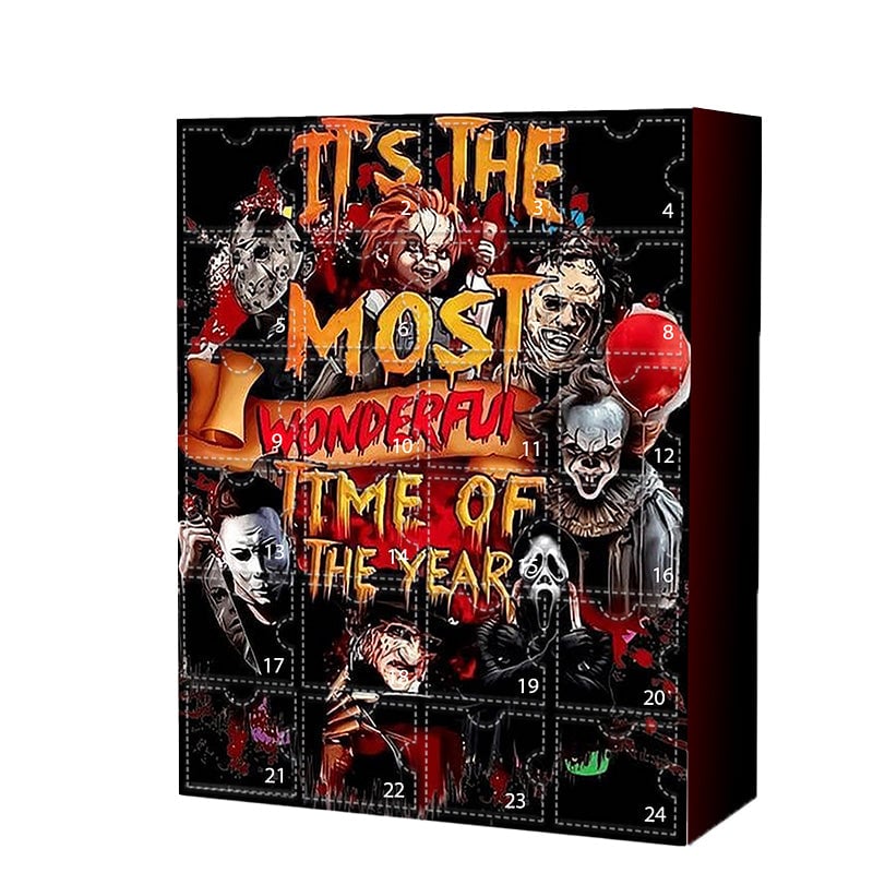 🔥Halloween Sale 57% Off - 🎃Halloween Horror Movie Characters Advent Calendar