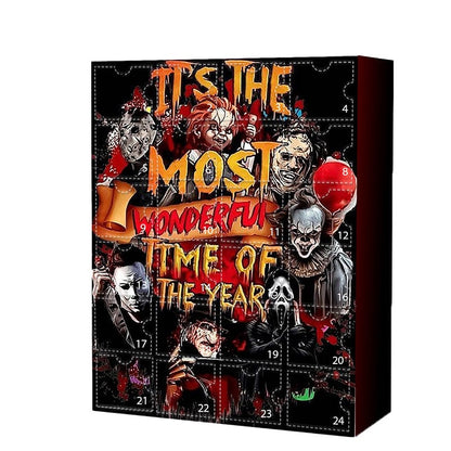 🔥Halloween Sale 57% Off - 🎃Halloween Horror Movie Characters Advent Calendar