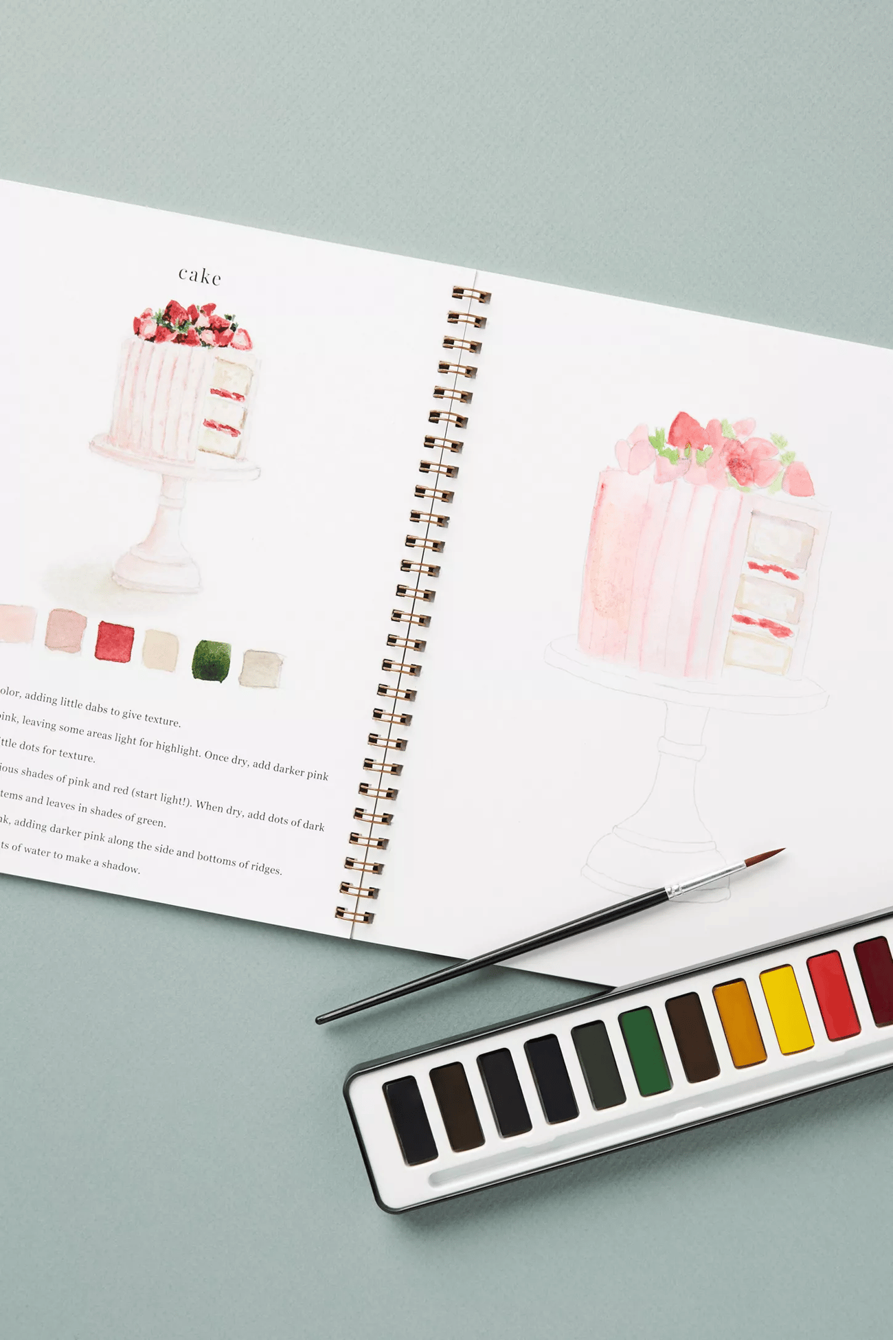 🔥LAST DAY 60% OFF - 💕Watercolor Workbook 🖼️Beginner-Friendly