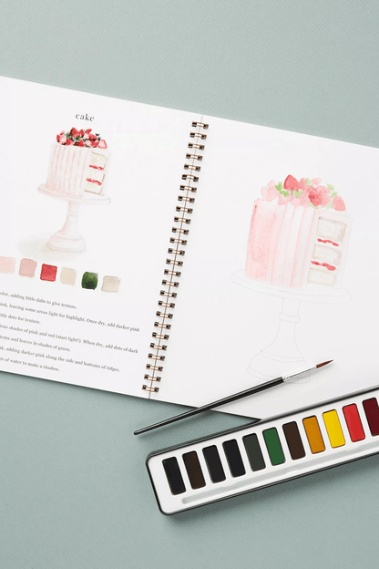 🔥LAST DAY 60% OFF - 💕Watercolor Workbook 🖼️Beginner-Friendly