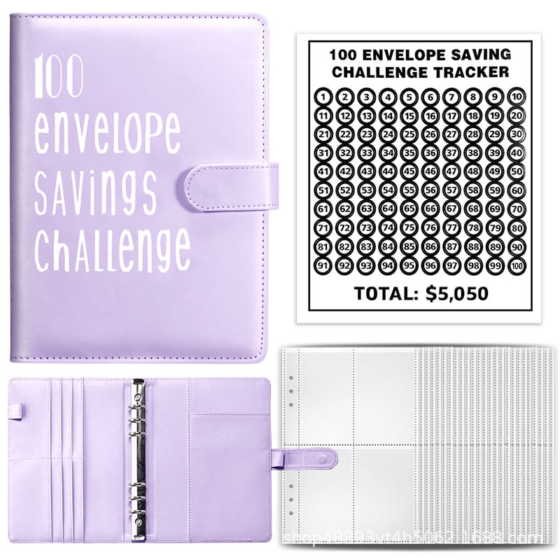 ✨Limited Time Discount✨- ✉️100 Envelope Challenge Binder | Easy And fun Way To Save Money