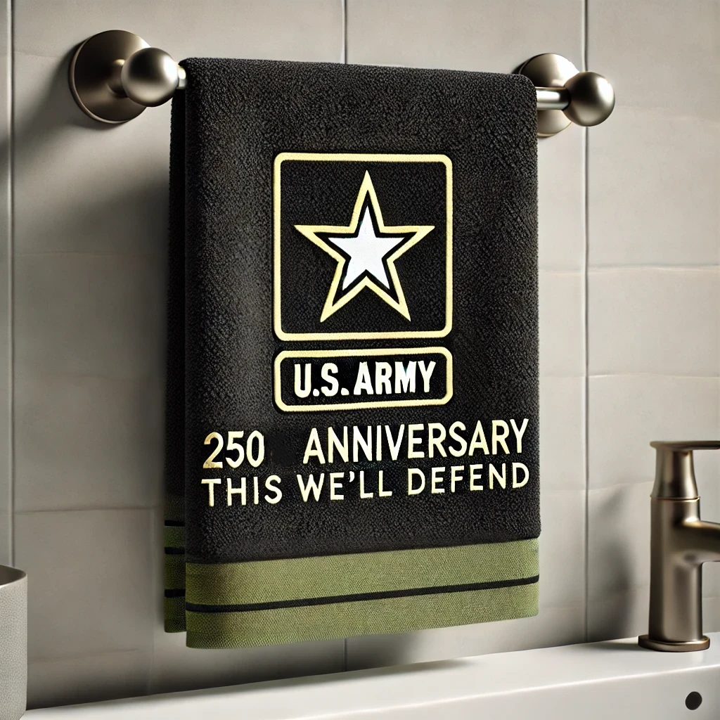 250th Anniversary Military Commemorative Towel