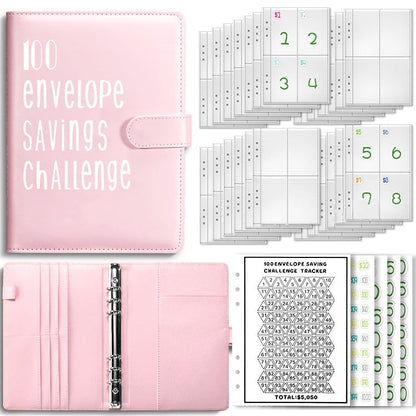 ✨Limited Time Discount✨- ✉️100 Envelope Challenge Binder | Easy And fun Way To Save Money
