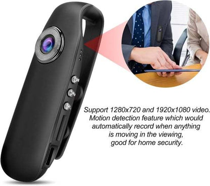 Mini Wireless Clip-on HD Body Camera