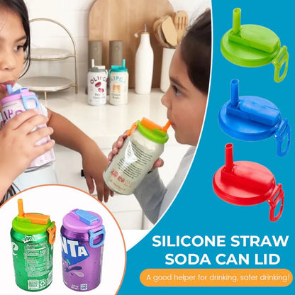 🔥Last Day Promotion 49% OFF💞Straw Soda Can Lid (BUY 3 GET 2 FREE)