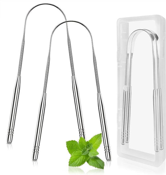 ✨LAST DAY ONLY 49% OFF🔥2 Pack Reduce Bad Breath U-Shape Stainless Steel