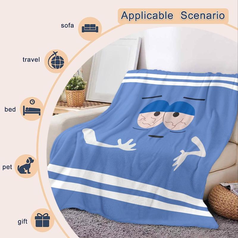 Ultra-Soft Cartoon Design Flannel Blanket