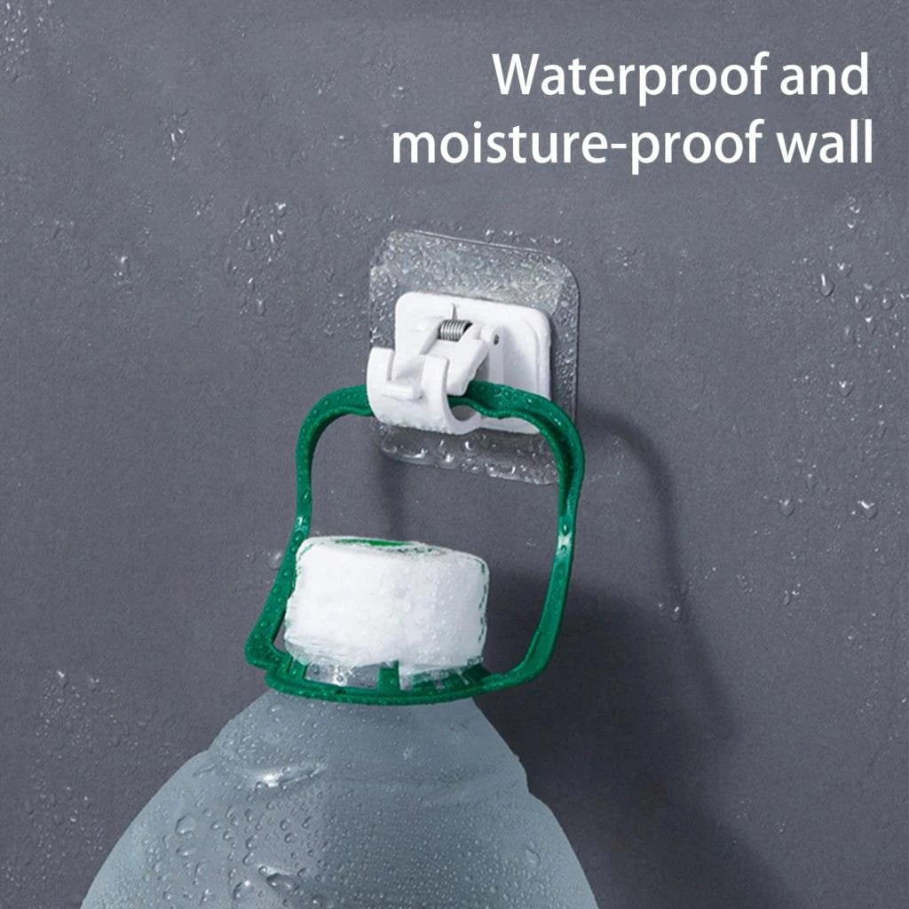 Nail-Free Adjustable Curtain Rod Hooks(Set of 2)