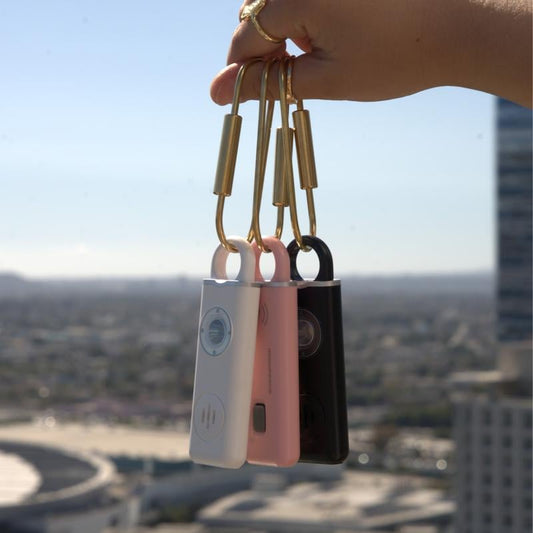 Rechargeable-Safety Alarm Clock Keychain