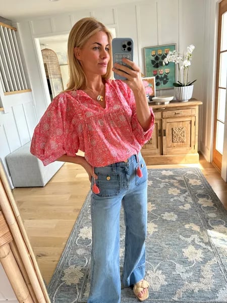 📢Half Price Clearance on Brand Counter Drops👖Tummy Control Sailor Wide Leg Trouser