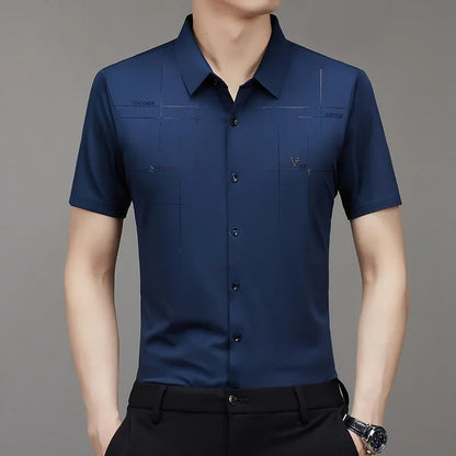 MEN'S ICE SILK BUSINESS SHIRT