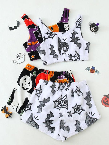 💥Halloween Pre - Sale 49% Off 🎃Halloween vest pajamas set👻