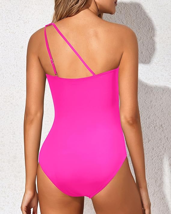 One Shoulder One Piece Swimsuit for Women