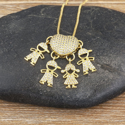 🔥 Mother's Love Necklace - Love and My Kids