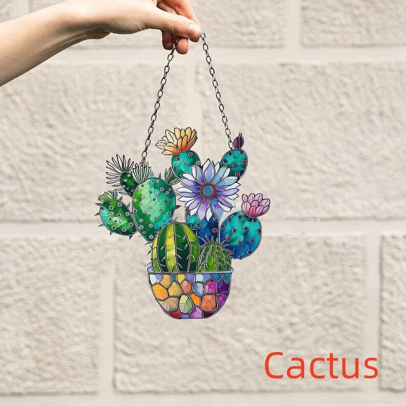 🔥🔥2025 Mother's Day Gift 50% Off--Flowers Suncatcher Ornament