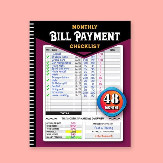📔Bill Payment Management, Cleaning Schedule Manual